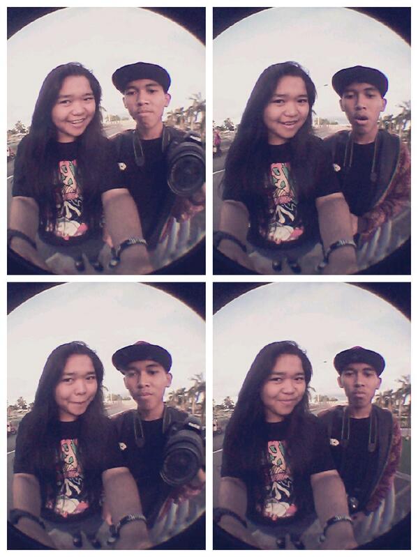 AputraP's tweet photo. With my wife http://t.co/oPddfMQnGp
