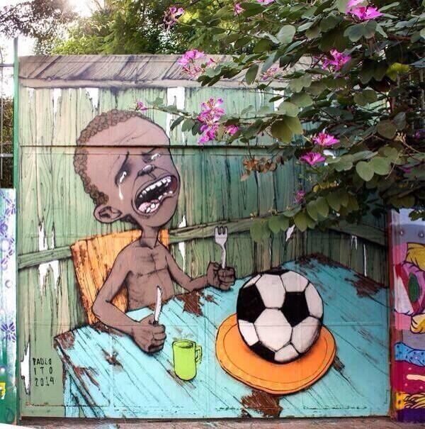 carlooscolombo's tweet photo. Algunas caricaturas-protestas en Brasil previas al Mundial #WorldCup2014  #Caricaturas http://t.co/B15QFn77iC
