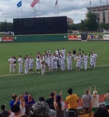 JayArtigues's tweet photo. Couldn't be prouder of @MattRiser17 and this team!! The future of @Lions_Baseball couldn't be brighter!! #LionPride http://t.co/Jm93hc5eWA