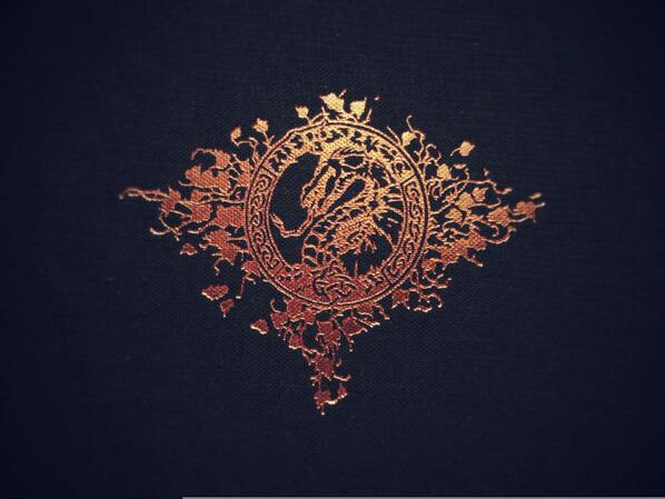 Do you know which book has this cool embossing on the cover? #asoiaf