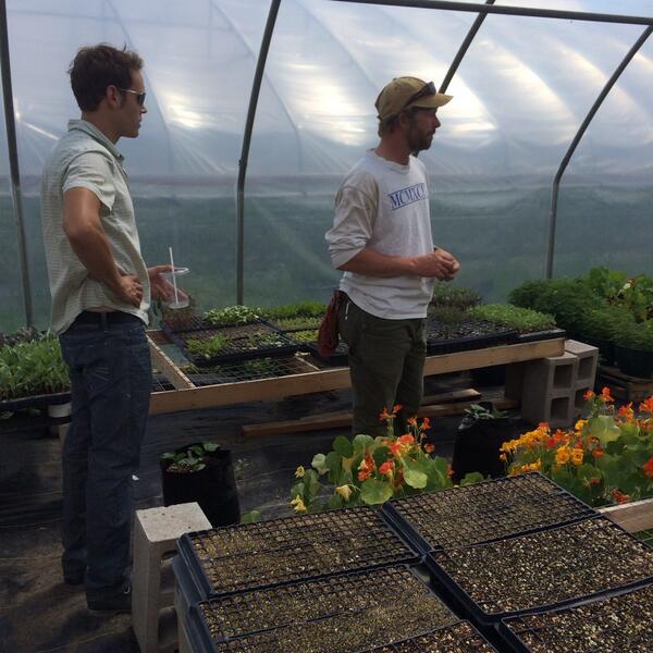 Many thanks to <a href="/spcochenour/">stephen</a> for showing off <a href="/CCOrganics/">Comfort Care Organics</a> today &amp; letting us taste straight from the ground.