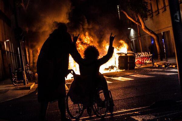 AntifaAragon's tweet photo. La lucha continúa #CanVies http://t.co/zBaMBp6d87