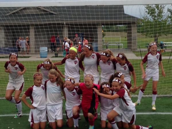 jeffbetsworth's tweet photo. Coach Steve Bebernis getting the girls back for dumping water on him. Great spring thanks Coach http://t.co/lGiL9IDJPs