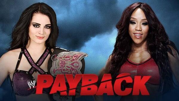 wweespanol's tweet photo. Paige expone de nueva cuenta su título contra Alicia Fox, ¿seguirá siendo la campeona de las Divas? #PaybackMX http://t.co/newncTBB7o