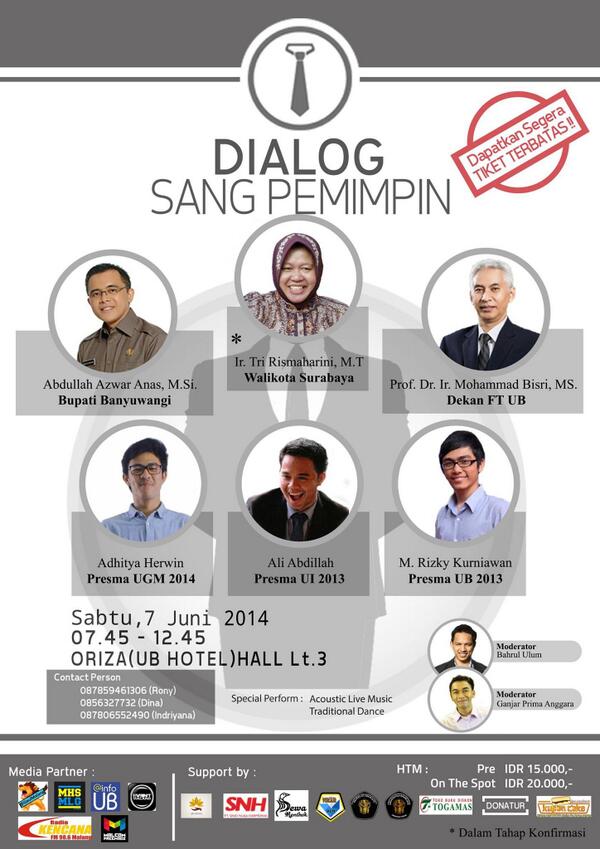 7 Juni 2014 | BEM Vokasi Present: "DIALOG SANG PEMIMPIN" |  Info: <a href="/Leader_Dialogue/">kebijakan Publik PPV</a> | <a href="/UB_Official/">Universitas Brawijaya</a> <a href="/EM_UBOfficial/">EM UB 2026</a>