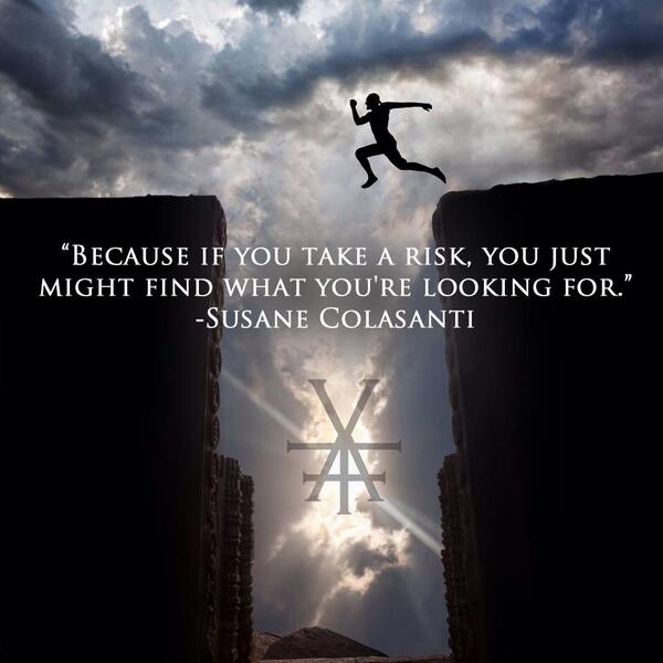 YAFSuccess's tweet image. Because if you take a risk, you just might find what you're looking for- Susane Colasanti