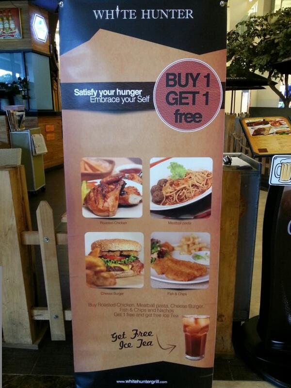 Buy 1 get 1 free only at White Hunter Emporium! Let's go go go!!!!