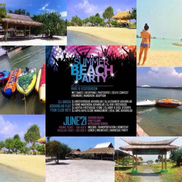 Ayooo siapa lagi yg mau ikutan SUMMER BEACH PARTY 2014. . For info Cc: <a href="/rizaldireza/">REZA RIZALDI RAHMAT</a> @anggakusuma_dj