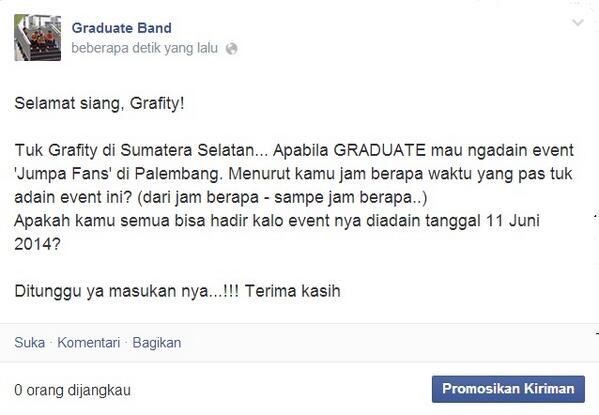Selamat siang <a href="/grafityofficial/">Grafity Official</a> <a href="/GRAFITY_SUMSEL/">Graduateband♥</a> <a href="/GRAFITYSUMATRA/">GRAFITY SUMATERA</a> <a href="/GrafityKumbang/">GrafityKumbangPlg</a> <a href="/SahabatMarioGB/">Sahabat Mario</a> <a href="/ThoriqersPLG/">Thoriqers palembang</a>