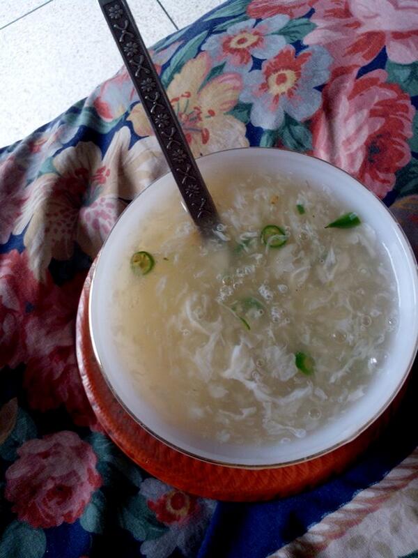 Enjoy the soup in this rain