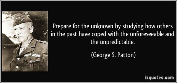 BobbyAkart's tweet image. General George S. Patton on being prepared ...
via @FreedomPreppers 
#Preppers #PrepperTalk #Survival #Preparedness