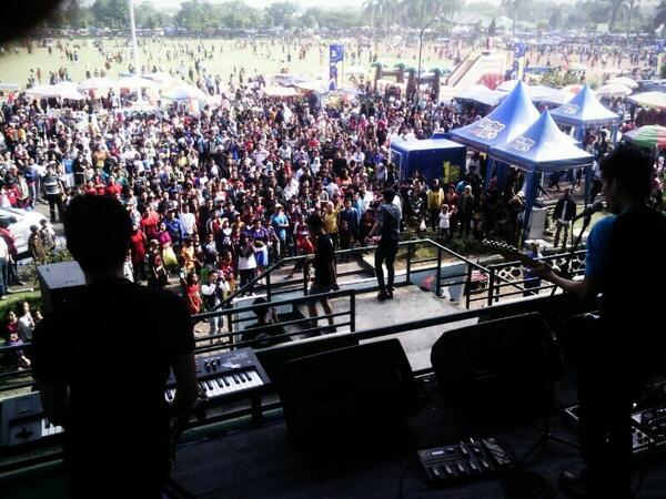 #Latepost perform at lapangan brigif cimahi bandung