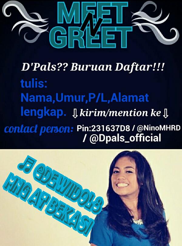 Siap di sebar kak @DewiIDOL8 <a href="/ninoMHRD/">Nino Mahendra</a> <a href="/Dpals_Official/">Dewi Puspita ID</a> <a href="/DPalsOfficial/">Official Of DEWI</a>