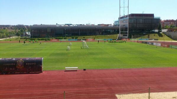 La Selección ya está realizando su último entrenamiento en LasRozas antes de su viaje a EEUU.