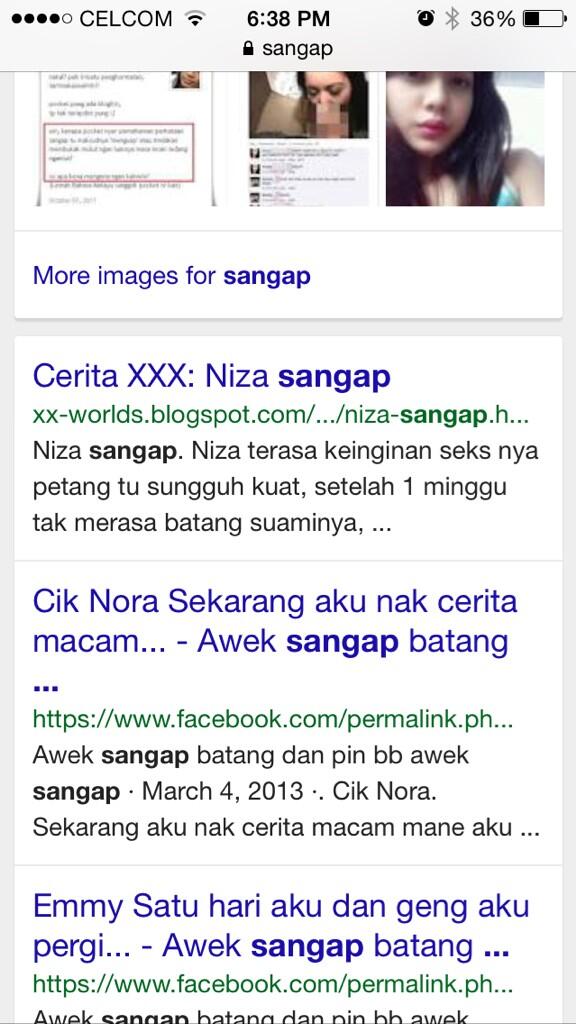 Sangap meaning