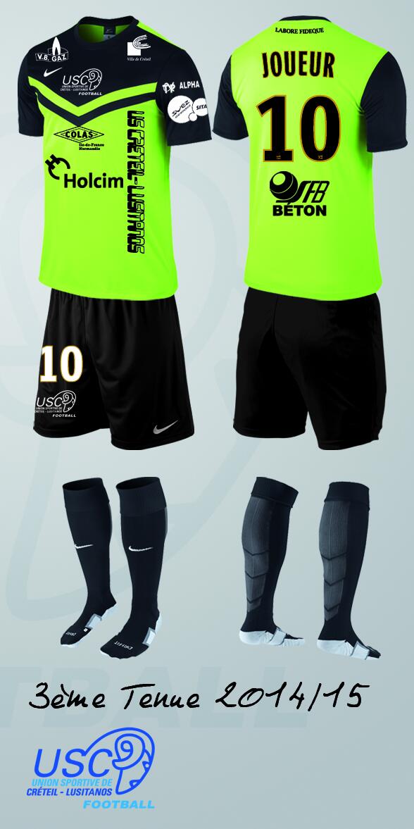 uscreteil's tweet photo. Le voici donc ce fameux troisième maillot ! #Collection2014-2015 http://t.co/km7oAjQLfI