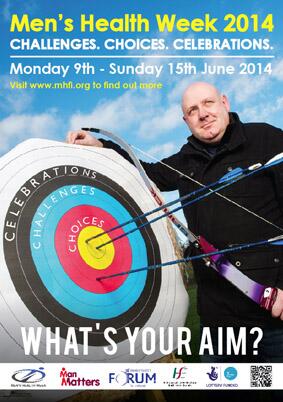 Just one week to go to Men's Health Week 2014, loads of resources on mhfi.org #whatsyouraim
