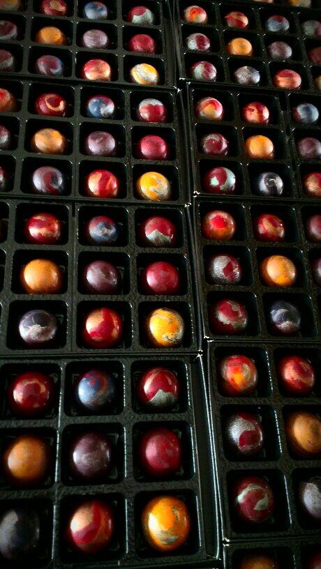 ChocLovesChilli's tweet photo. Dark Belgian choc #BallsOfSteel sets being packaged up for @grillstock this weekend, available from @thechillijamman http://t.co/jgNrNrbEdK