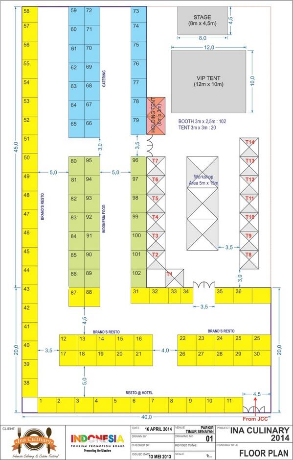 InaCulinary's tweet photo. Floor plan Ina Culinary 2014. http://t.co/66ML3AkLJ6