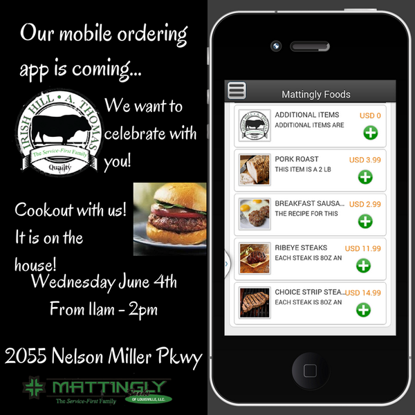 AThomasMeats's tweet photo. You know the phrase 'there's no such thing as a free lunch?" That is not true on Wednesday! Come eat lunch with us! http://t.co/0eN4qKJFzS