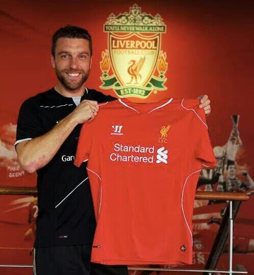 kevinboe5's tweet photo. Welcome back Rickie #liverpudlian #LambertLFC http://t.co/wH09LxJXR7