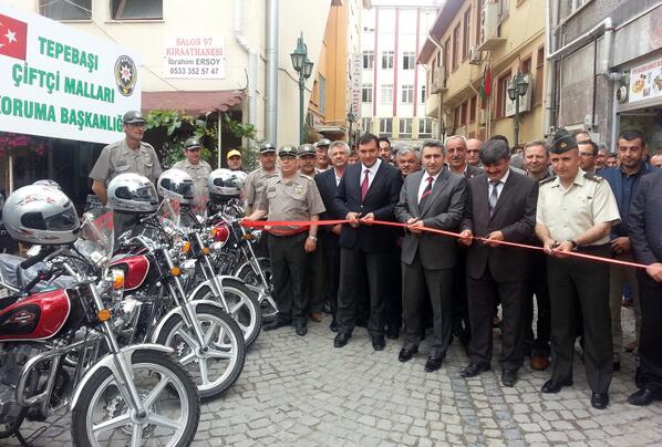 ÇİFTÇİ MALLARI KORUMA BAŞKANLIĞI’NA 5 MOTOSİKLET KATILDI