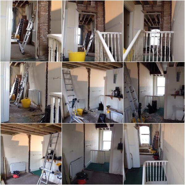DJMCarpentry's tweet photo. New staircase to loft going in 🔨🔧🔩 http://t.co/pFZu4uXVhO