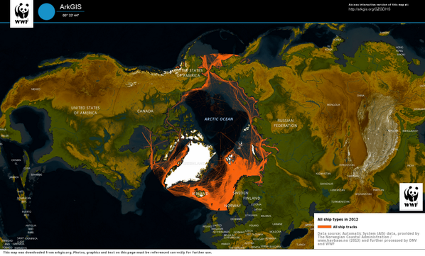 WWF ArkGIS tweet media