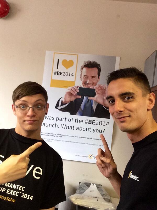 AnthonyWainman's tweet image. Having fun with @symantec in the office!! Calling out to all @ArrowECS_Symtec partners. #BE2014 #GoSolve #DoItAll
