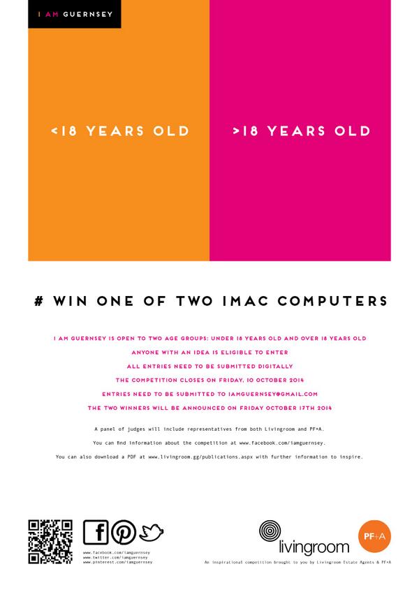 Win one of two iMAC computers #iamguernsey