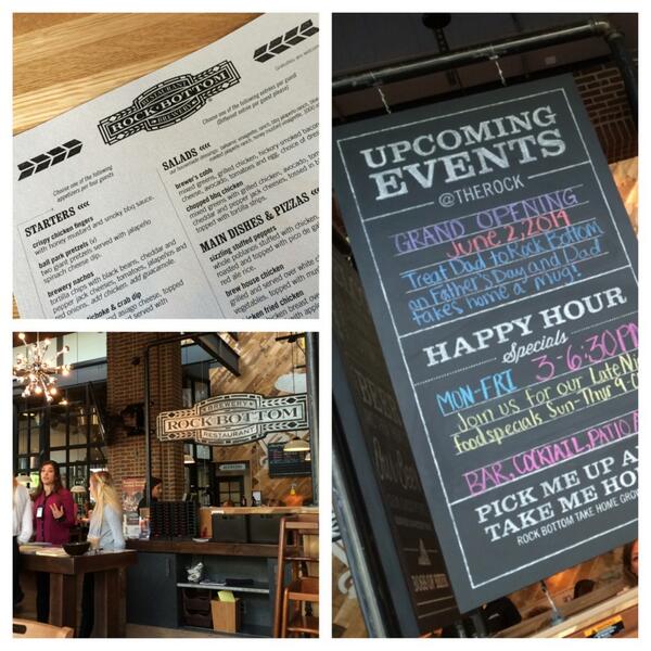 AmieMCarter's tweet photo. I had a great time @RockBottomRVA Friday night. The food is  scrumptious! Its opening day @ShortPumpMall! #RVA! http://t.co/tcXAjsm9Ce