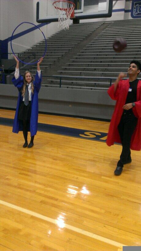 TheLionNation's tweet photo. Quidditch in the Big Gym. #SeniorHogwartsDay http://t.co/MMqVZUDNu4