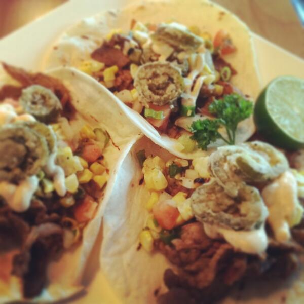 Today's special..smoked brisket tacos w/charred corn salsa and fried jalapeños @FirkinonHarbour @FirkinPubs #hungry?