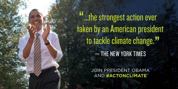 BarackObama's tweet photo. Add your name if you stand with President Obama and aggressive action on climate change. http://t.co/fEaDqim8RZ http://t.co/z1k4Q4JWLE