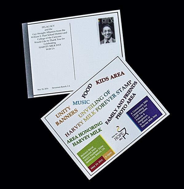 PFLAGSCV's tweet photo. Go to the post office on Creekside &amp; have your H.M. stamped with our event cancellation stamp. http://t.co/LXniFxRBcO