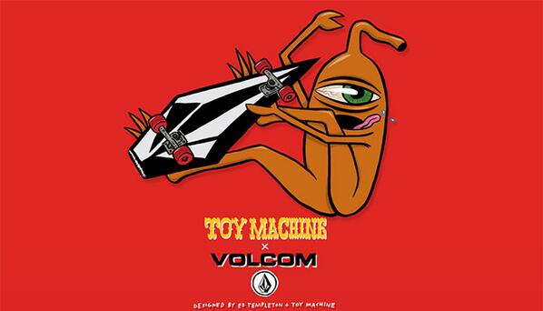 aalsaputraa's tweet photo. : .@Volcom &amp; @ToyMachine join forces to bring you the feel-good collab hit of the summer. http://t.co/bx6VMEoxz4 http://t.co/6TMHACOjph"