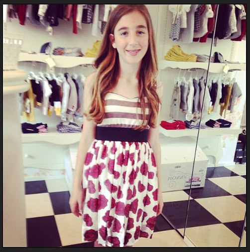 monnalisadotca's tweet photo. Customer's choice; Maya loved this dress, it looked great on her too! #monnalisatoronto #jakioo #monnalisa #yorkville http://t.co/qNmeY0223U