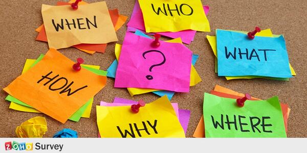 Zoho's tweet image. Make your survey count! Write survey questions that tick all the right boxes - here&apos;s how: zoho.to/RightSurveyQue…