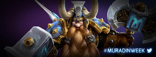BlizzHeroes's tweet photo. #MuradinWeek starts today! "The Bronzebeards are masters o' three things: brewin', battlin', and braidin' beards." http://t.co/7ZXEru3d4D