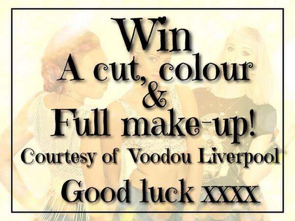 RT &amp; Follow my hairdressers <a href="/VoodouLiverpool/">Voodou Liverpool💇🏼</a> to win an amazing makeover package worth £180 💇