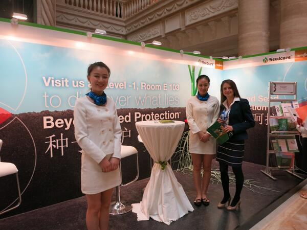 isabelleb100's tweet image. Retrospectively a few pictures from our great #SyngentaSeedcare exhibition space at the #WorldSeedCongress