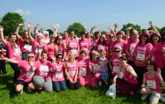 Our Race for Life Deeping Team made the front page of tonight's Peterborough E.T. Well done ladies. #1teamdeeping