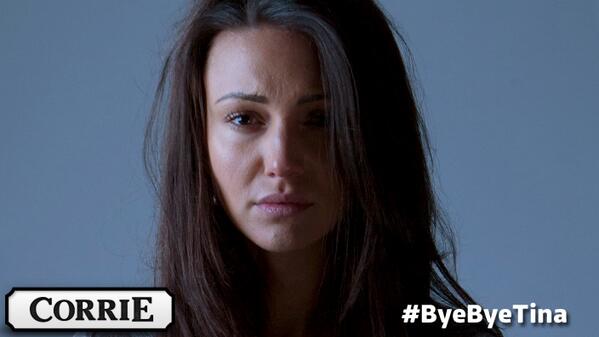 itvcorrie's tweet photo. #byebyetina #Corrie http://t.co/XyFms008ey