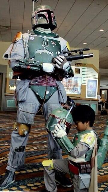 HipHopTrooper's tweet image. @starwars me and the homie MiniBobaFett #longbeachcomicexpo