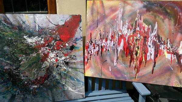 TimFowler17's tweet image. Flesh and blood,  jokers wild by me check out timhouseham.com for abstract art x