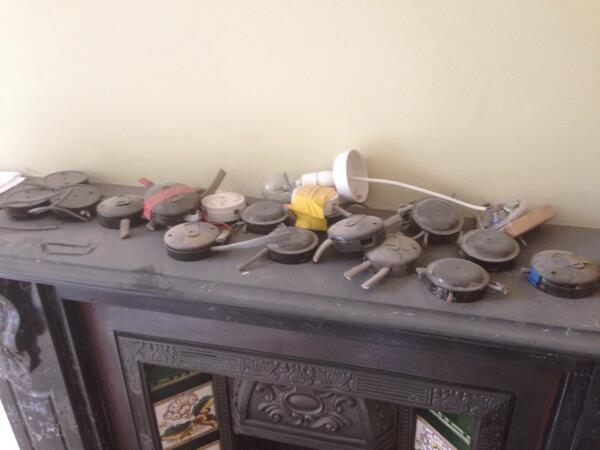 telelectrical's tweet photo. Test results seemed ok.... Lifted the boards and found this little lot! #harbourne #16andcounting #rewire http://t.co/G9OSxr2PXP
