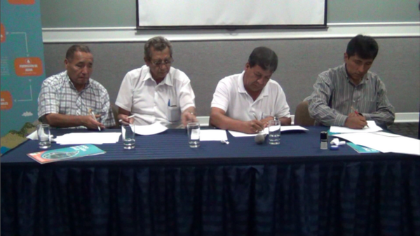 Primeros aportantes Fondo Agua Quiroz.Ayabaca,Pacaipampa,Juntas San Lorenzo y Chira,Naturaleza yCultura Internacional