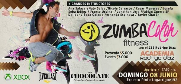 Rodrigodiaz_rd's tweet photo. Aún no tienes tu entrada para este Domingo 8 de junio? Después no digan que no avisé #Zumbacolor en @elclubchocolate http://t.co/bI32PWTC2a