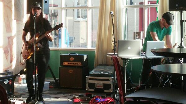 .<a href="/finerband/">Finer</a> is TEARING. IT. UP. at the shop right now. Get down here ASAP! #RVA #livemusic