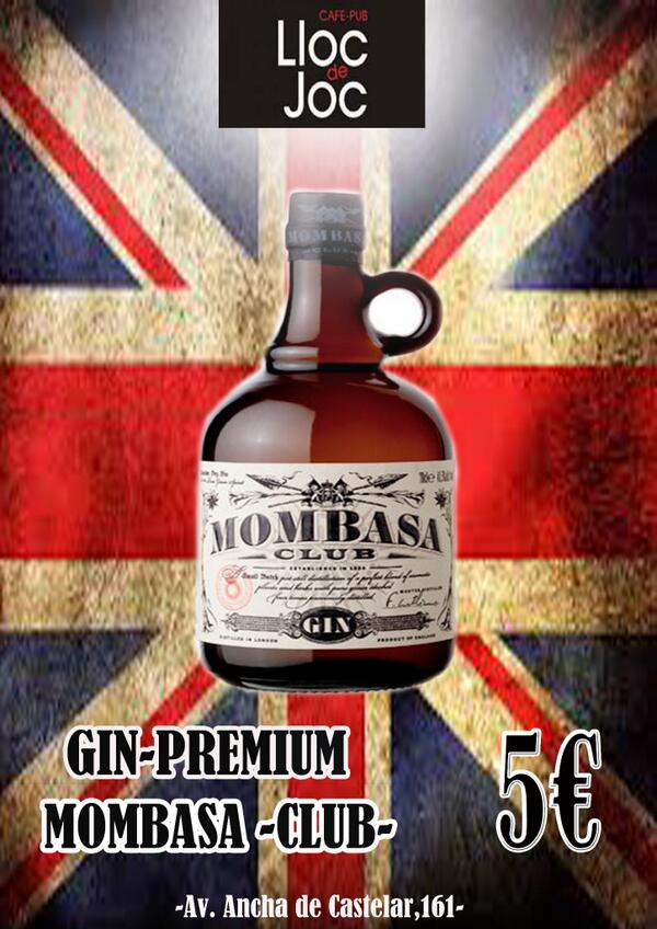 "Mombasa -club-" Disfruta de un gintonic premium a un precio único. ginebras.net/gin/mombasa-cl… #LLOCDEJOC #Ginpremium